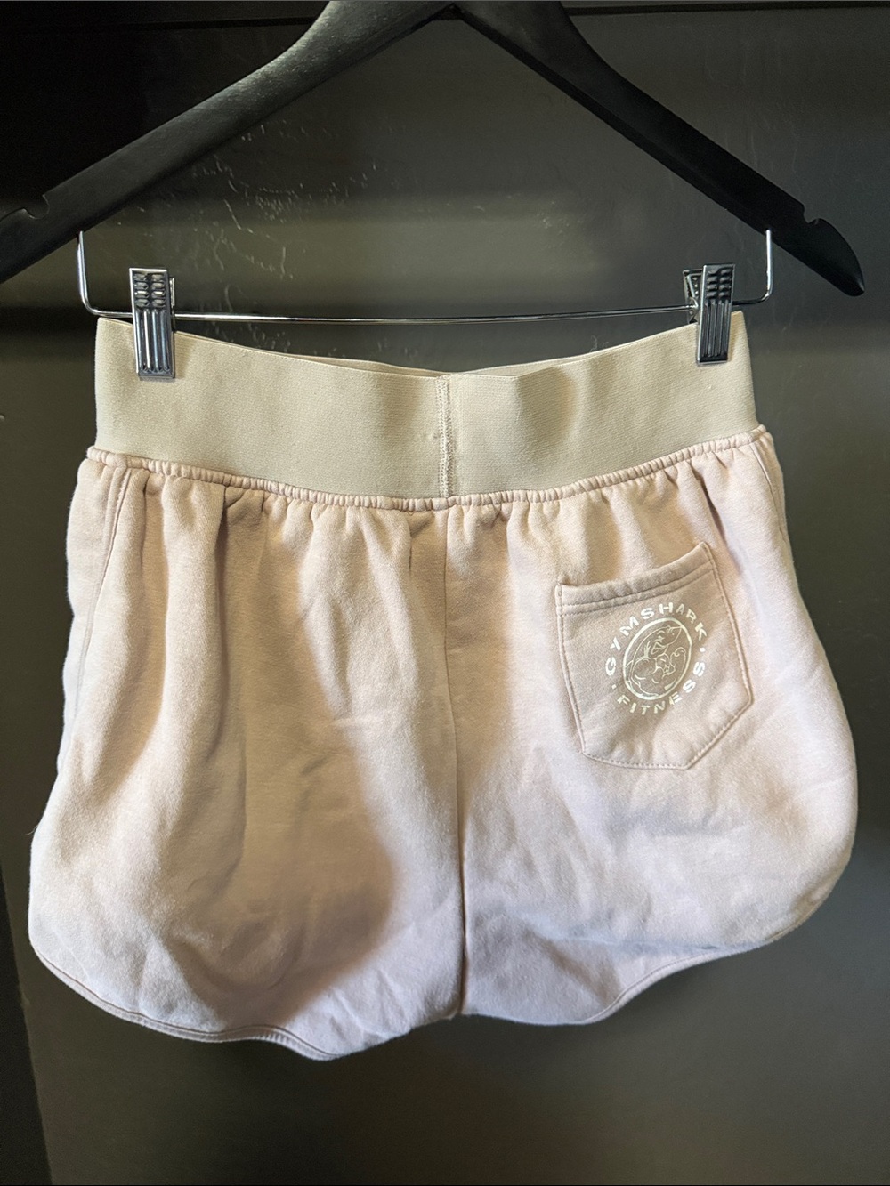 Gymshark Pale Pink Soft-Fleece Lounge Shorts